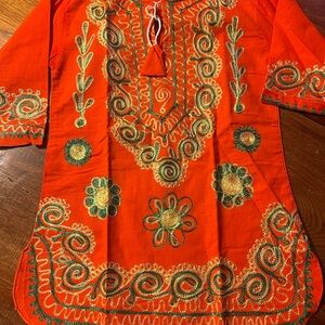 Kurta Outfit for Women/Child~Size 24~Beautiful Orange/Green/Yellow
